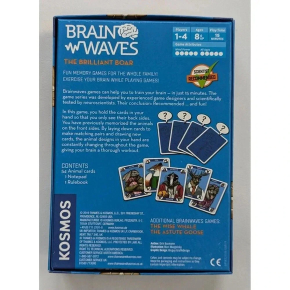 Brainwaves: The Brilliant Boar A Family Game - Picture 2 of 3